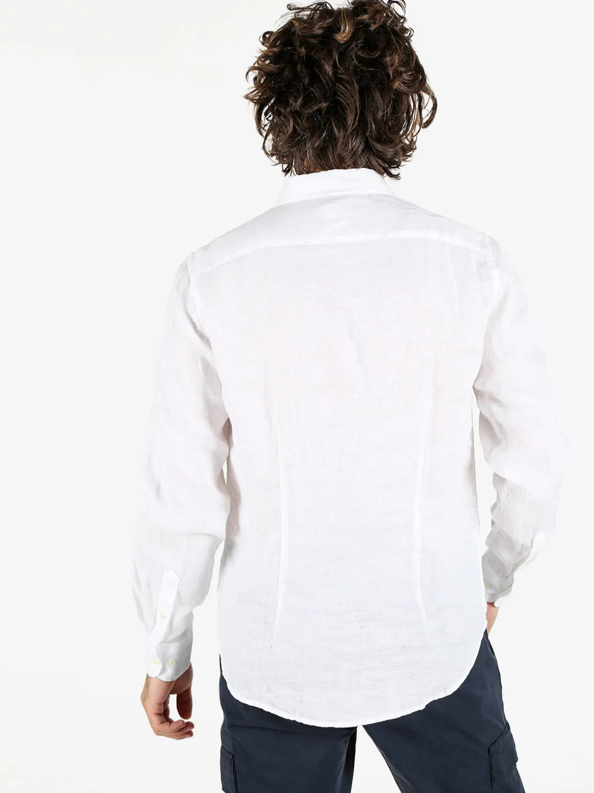 Coveri Collection Camicia in lino da uomo a maniche lunghe