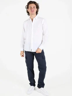 Coveri Collection Camicia in lino da uomo a maniche lunghe