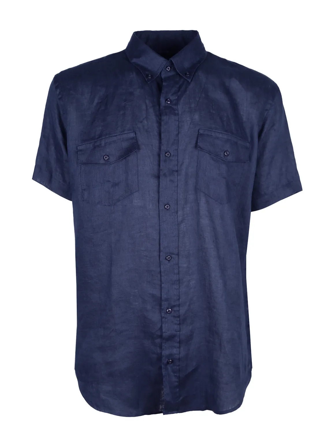 Coveri Collection Camicia in lino da uomo a maniche corte