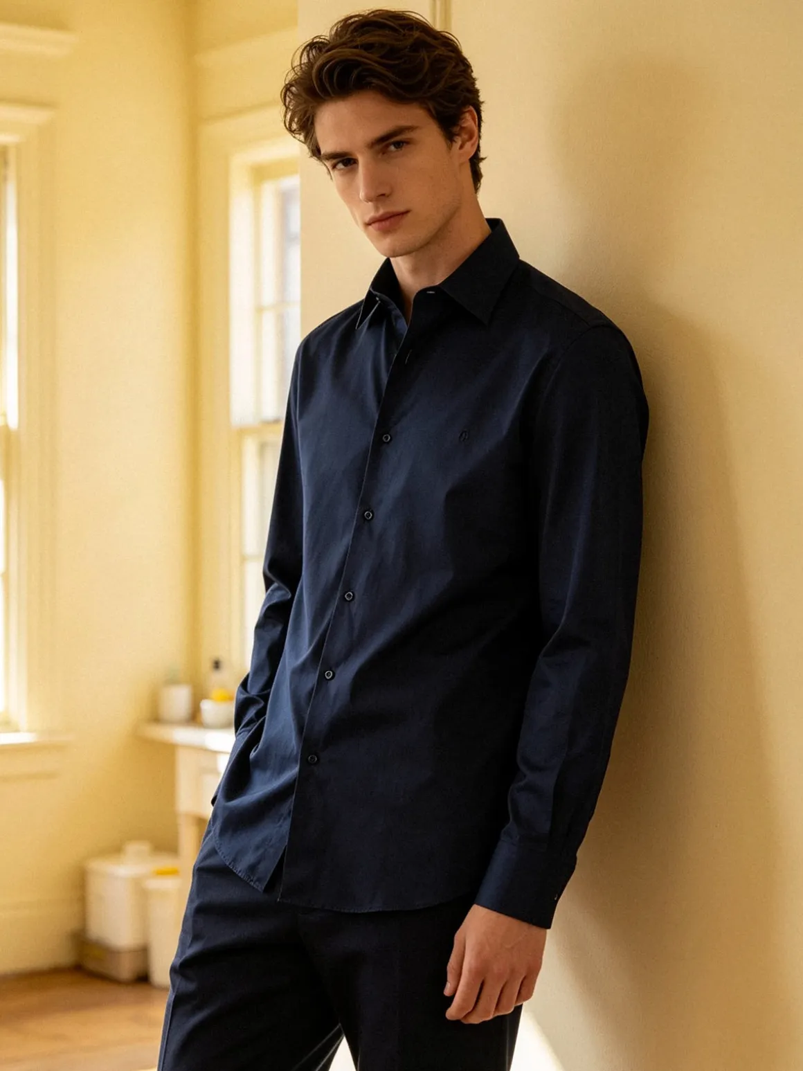 Coveri Collection Camicia manica lunga uomo slim fit