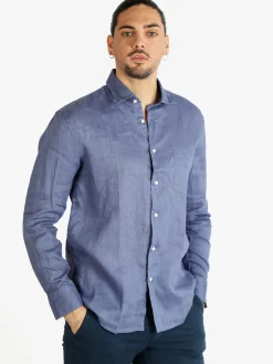 Coveri Collection Camicia regular da uomo in lino