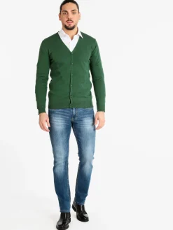 Coveri Collection Cardigan da uomo con bottoni