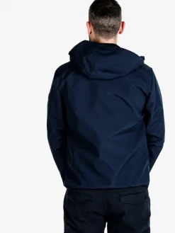 Coveri Collection Giacca a vento da uomo con cappuccio e zip
