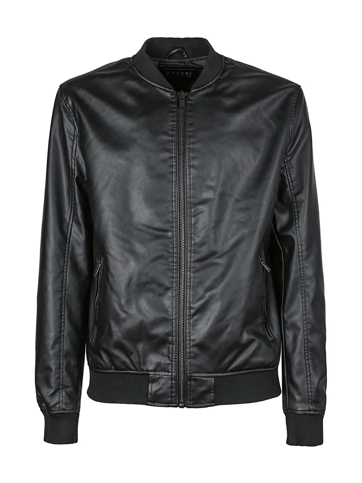 Coveri Collection Giacca da uomo in ecopelle con zip