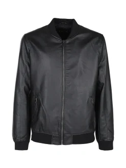 Coveri Collection Giacca in ecopelle da uomo con zip