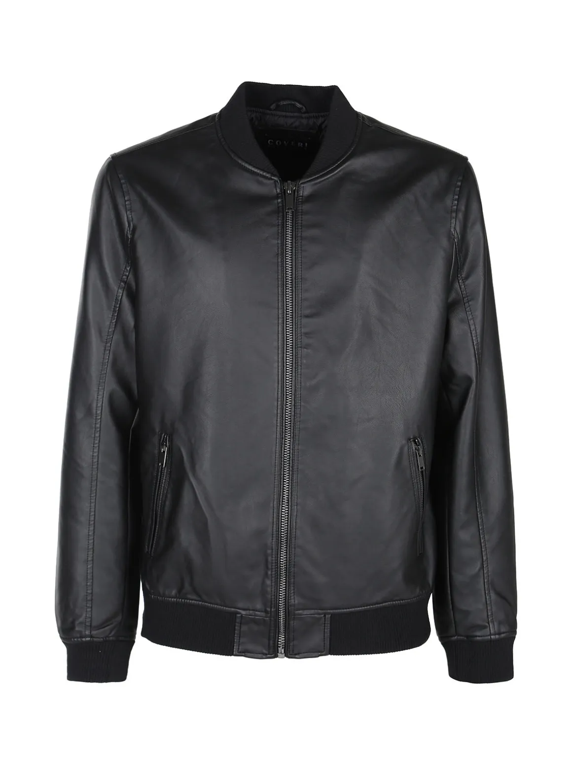 Coveri Collection Giacca in ecopelle da uomo con zip