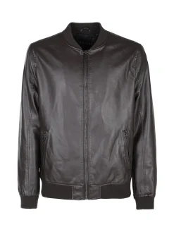 Coveri Collection Giacca in ecopelle da uomo con zip