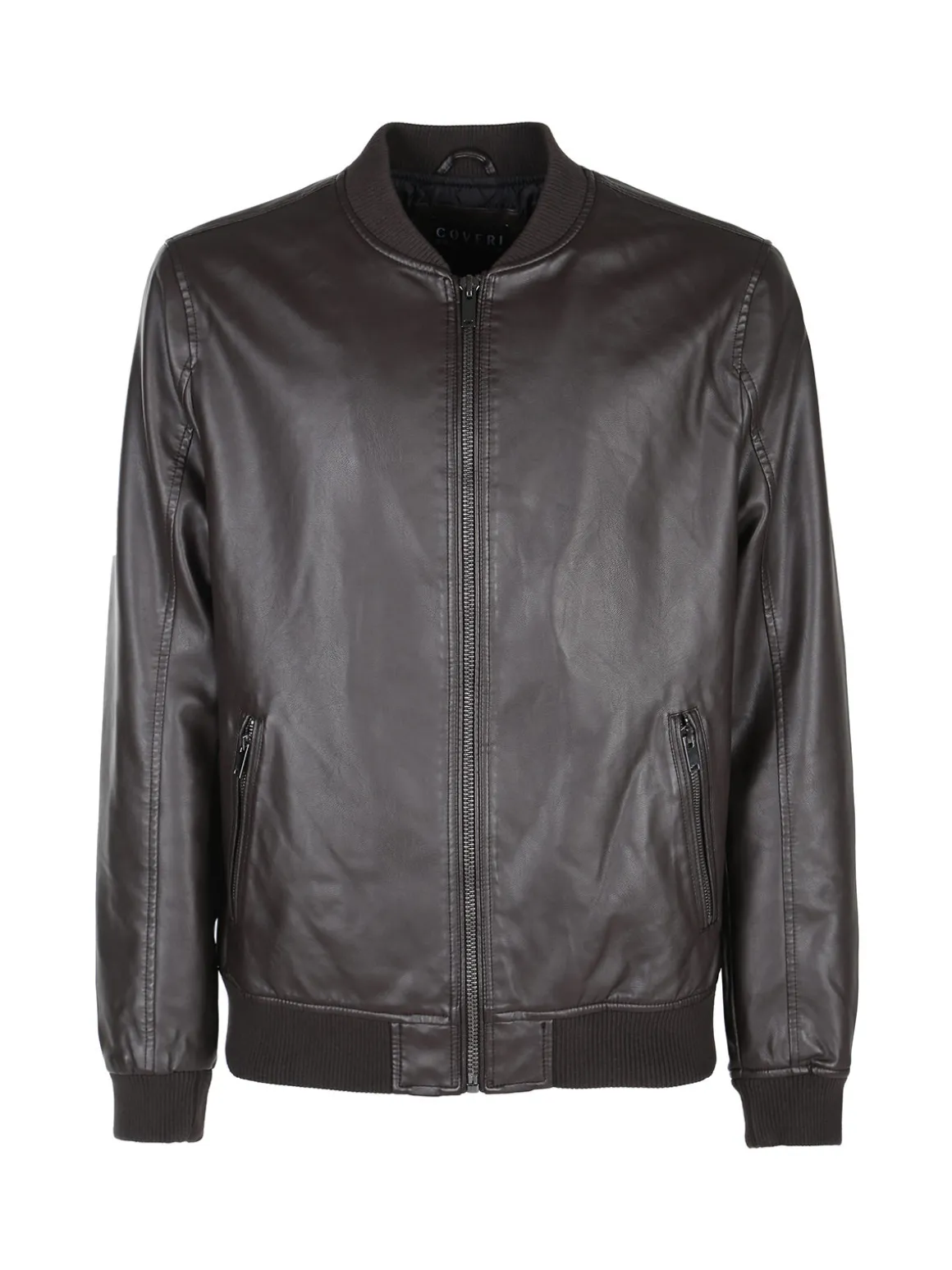 Coveri Collection Giacca in ecopelle da uomo con zip