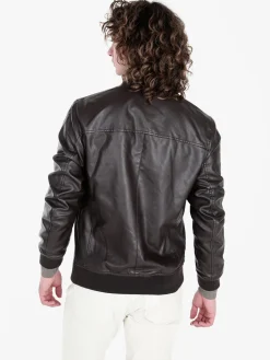 Coveri Collection Giacca in ecopelle da uomo con zip
