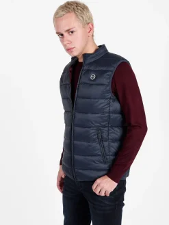 Coveri Collection Gilet imbottito da uomo con zip