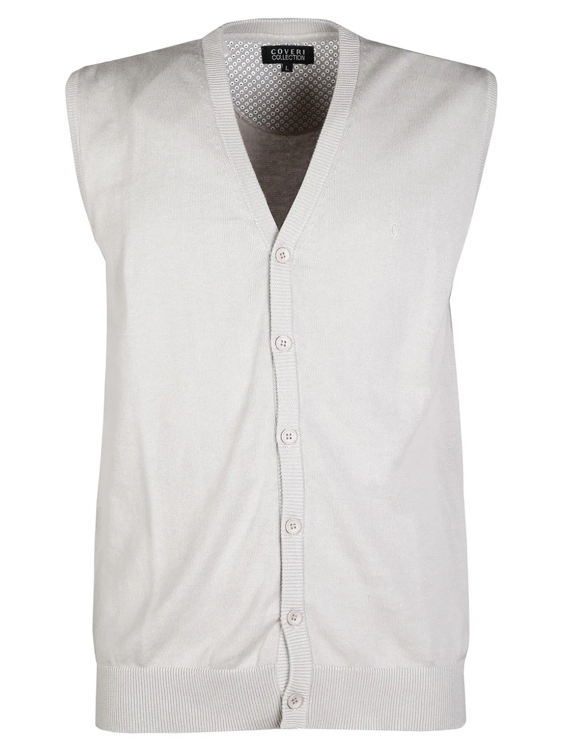 Coveri Collection Gilet uom in maglia con bottoni