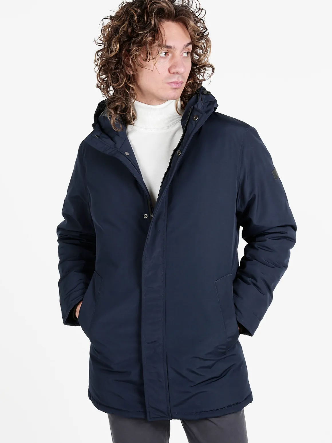 Coveri Collection Giubbotto da uomo imbottito con cappuccio