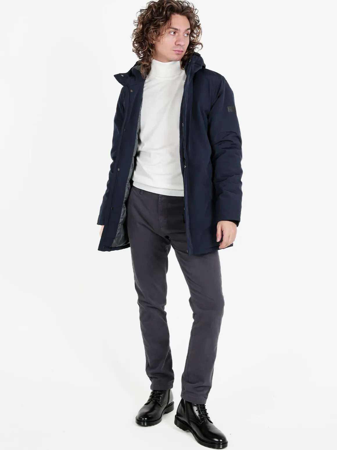 Coveri Collection Giubbotto da uomo imbottito con cappuccio