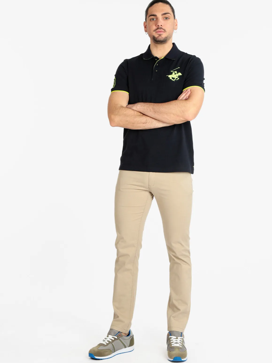 Coveri Collection Pantaloni casual da uomo in cotone