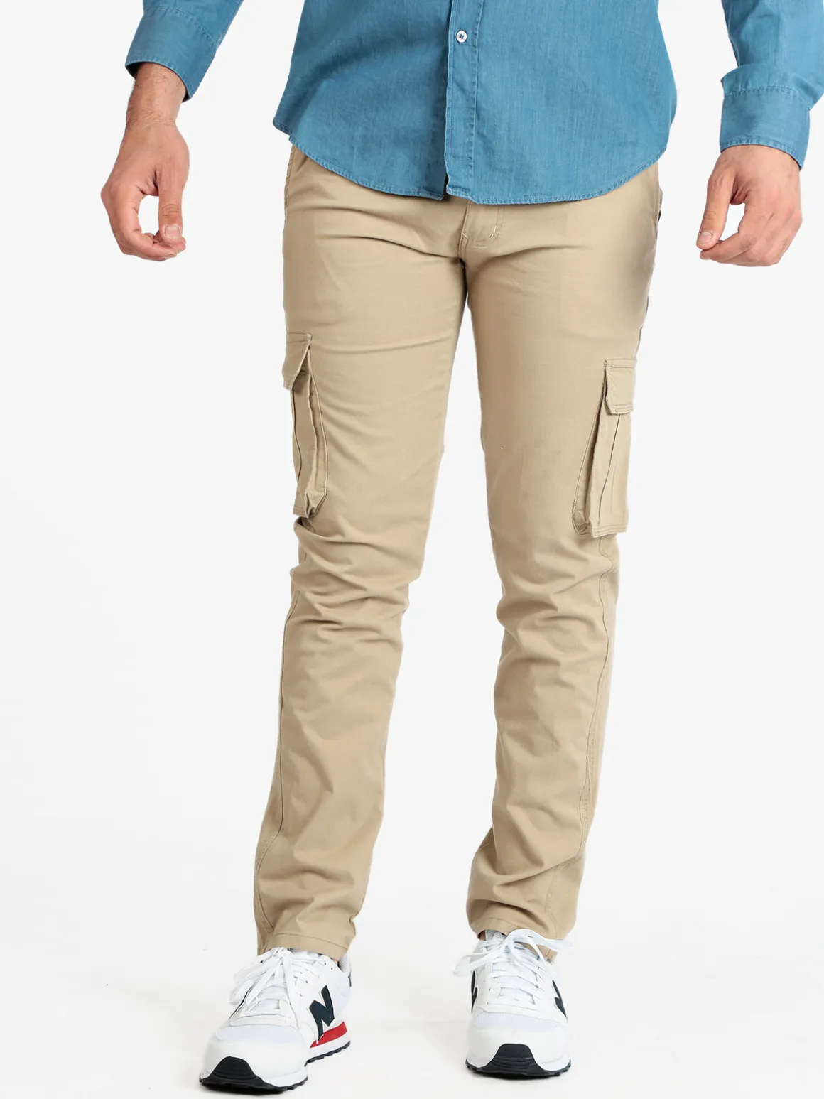 Coveri Collection Pantaloni in cotone modello cargo da uomo