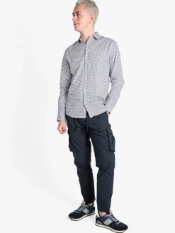Coveri Collection Pantaloni cargo da uomo in cotone con coulisse