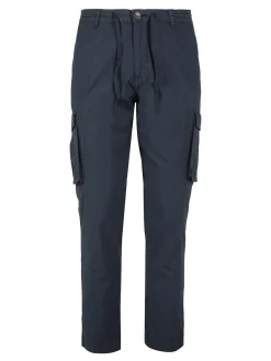 Coveri Collection Pantaloni cargo da uomo in cotone con coulisse
