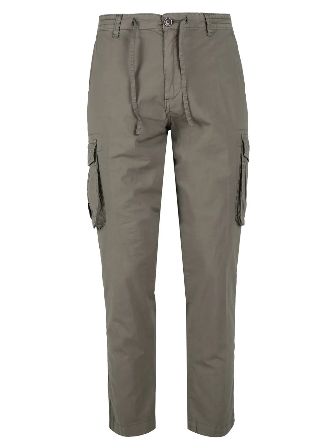 Coveri Collection Pantaloni cargo da uomo in cotone con coulisse