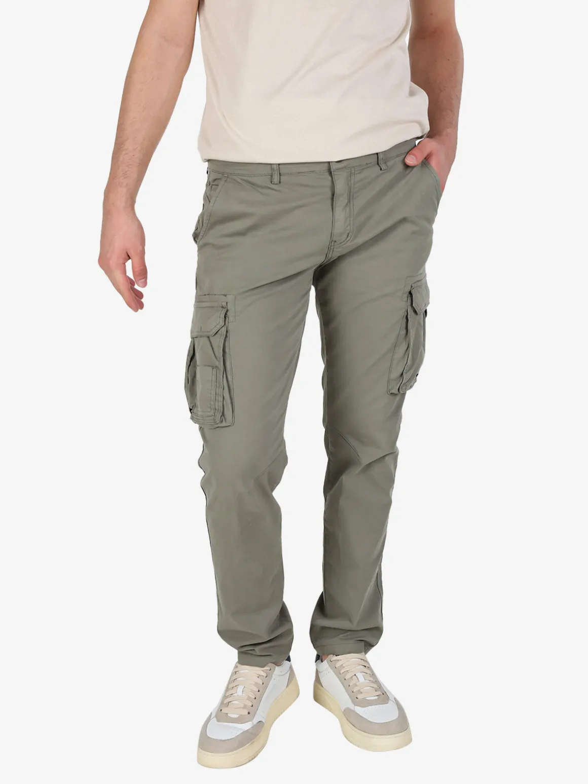 Coveri Collection Pantaloni cargo da uomo in cotone