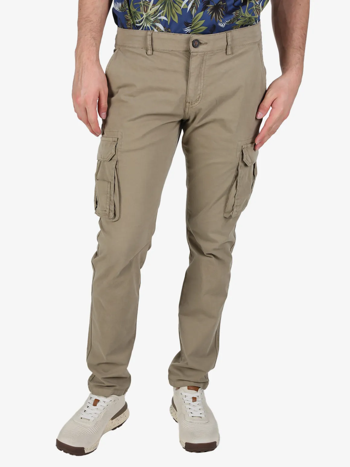 Coveri Collection Pantaloni cargo da uomo in cotone