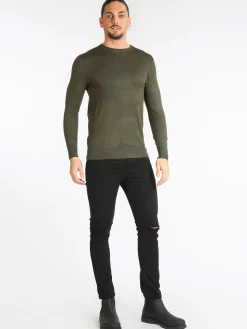 Coveri Collection Pullover uomo girocollo in tinta unita