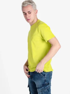 Coveri Collection T-shirt girocollo da uomo in cotone piquet