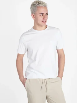 Coveri Collection T-shirt girocollo da uomo in cotone piquet