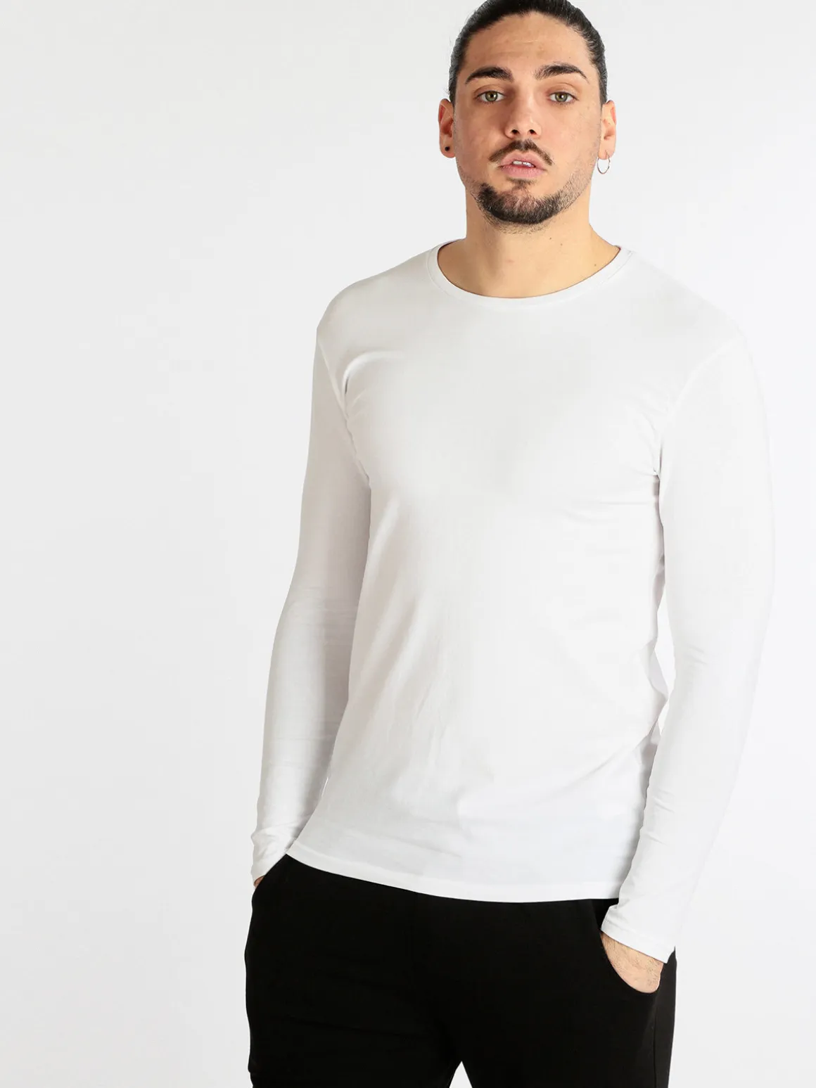 Coveri Collection T-shirt manica lunga uomo in cotone