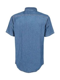 Coveri Contemporary Camicia in jeans da uomo a maniche corte
