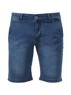 Coveri Moving Bermuda da uomo in cotone effetto jeans - jeans