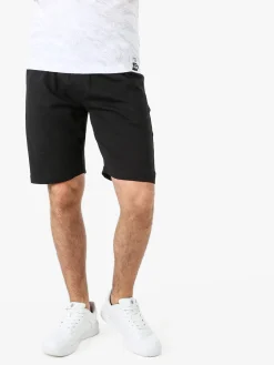 Coveri Moving Bermuda da uomo in cotone con coulisse - nero
