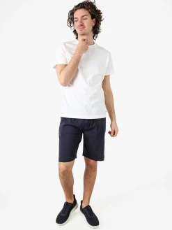 Coveri Moving Bermuda da uomo in cotone con coulisse - blu scuro