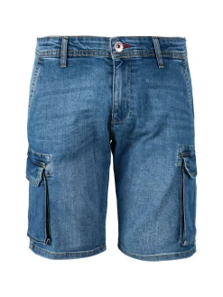 Coveri Moving Bermuda in jeans da uomo con tasconi laterali