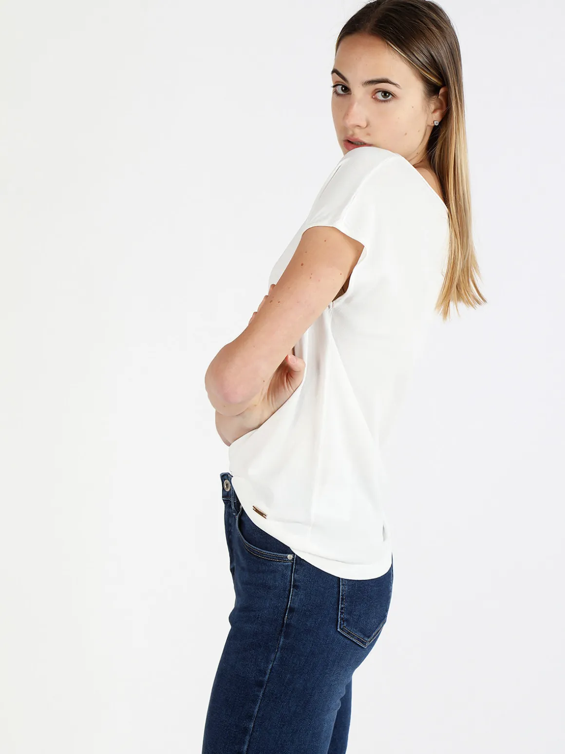 Coveri Moving Blusa donna senza maniche con scollo a barca