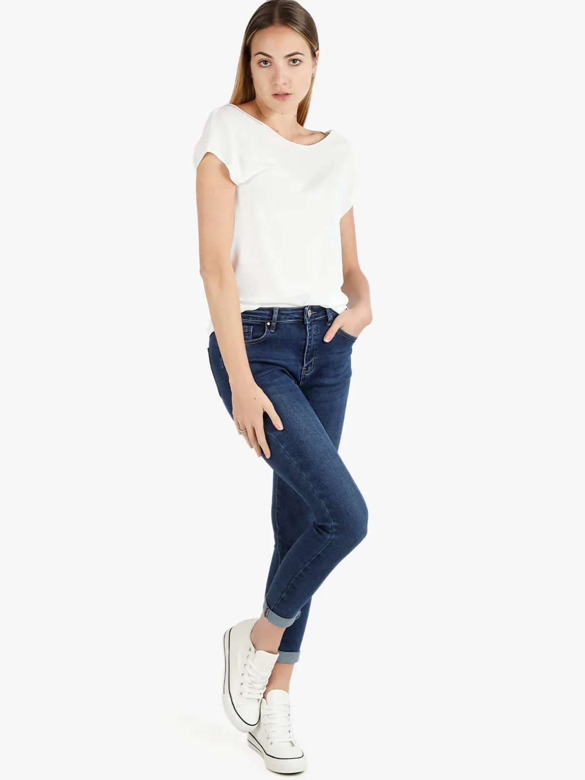 Coveri Moving Blusa donna senza maniche con scollo a barca