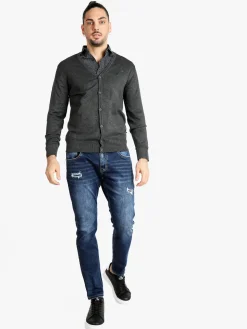 Coveri Moving Cardigan uomo in maglia con bottoni