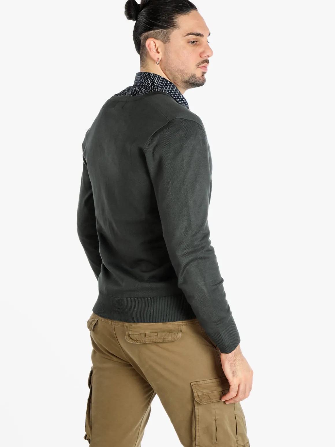 Coveri Moving Cardigan uomo in maglia con bottoni