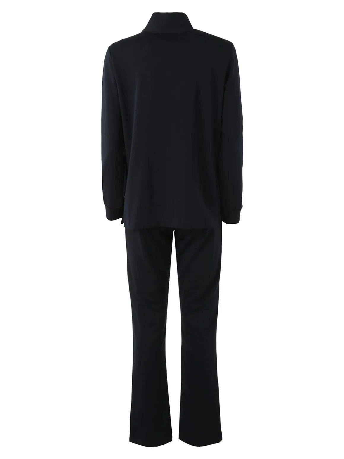 Coveri Moving Completo tuta da donna 2 pezzi in cotone full zip - blu scuro