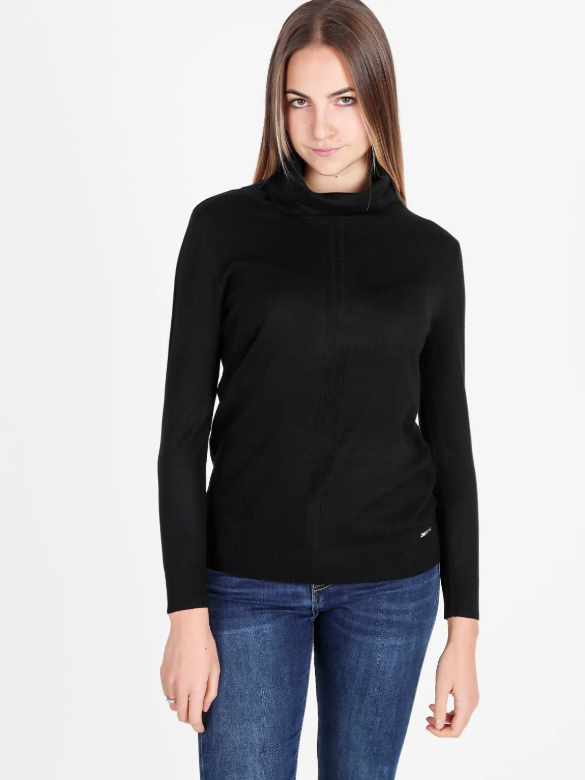 Coveri Moving Dolcevita donna in maglia tinta unita