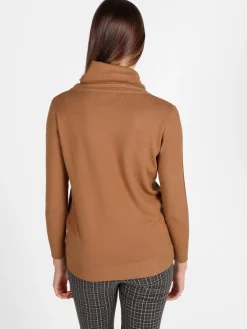 Coveri Moving Dolcevita donna in maglia tinta unita
