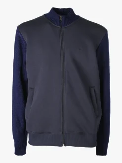 Coveri Moving Felpa da uomo con maniche in maglia - blu scuro