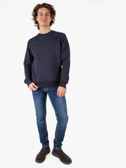 Coveri Moving Felpa girocollo da uomo - blu scuro