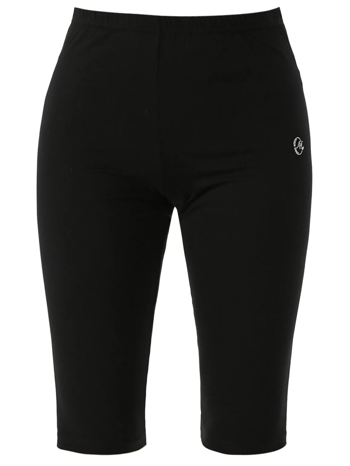 Coveri Moving Leggings a pinocchietto da donna in cotone - nero