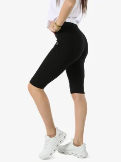 Coveri Moving Leggings a pinocchietto da donna in cotone - nero