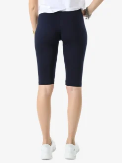 Coveri Moving Leggings a pinocchietto da donna in cotone - blu scuro