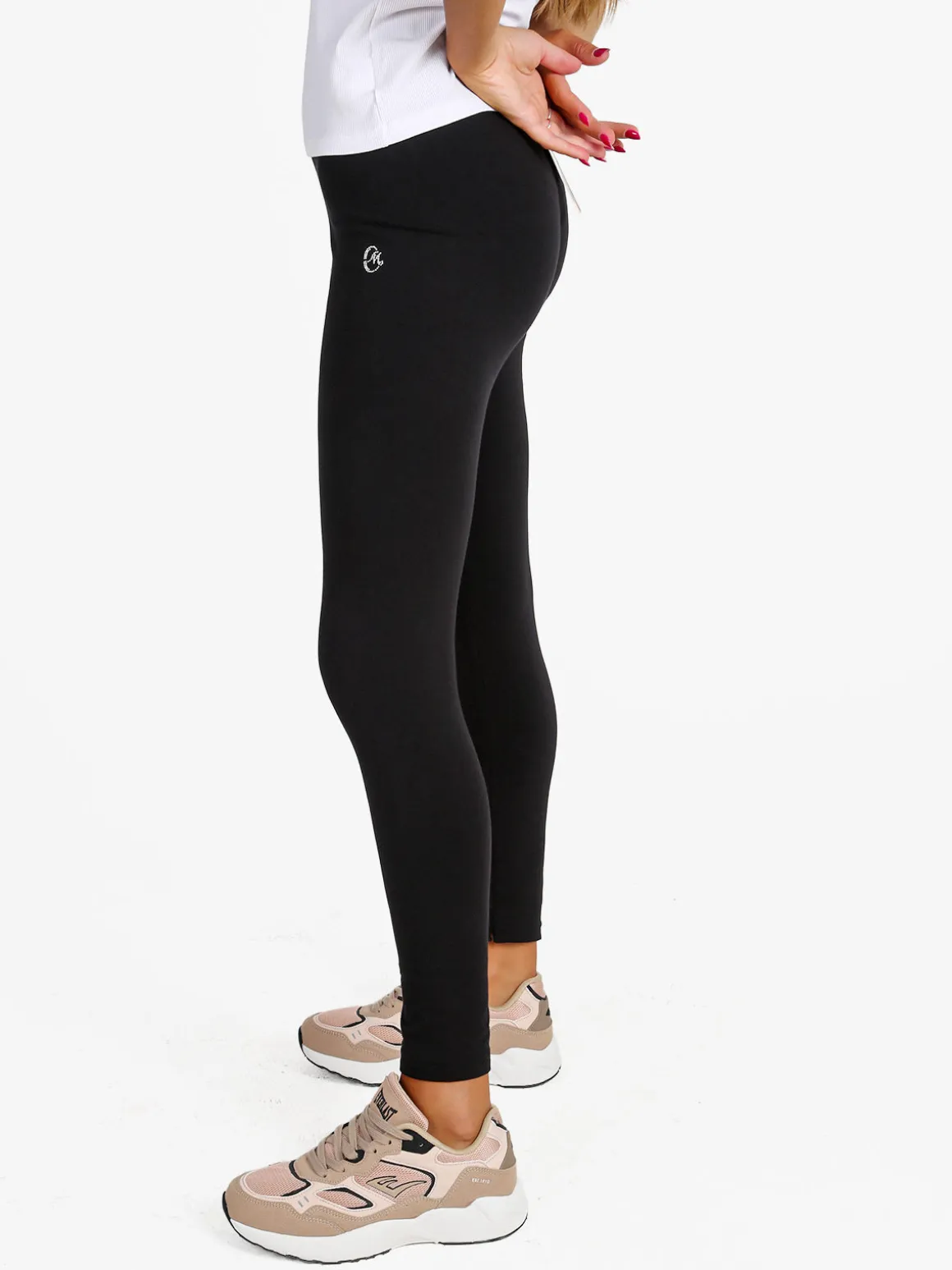 Coveri Moving Leggings donna elasticizzati - nero