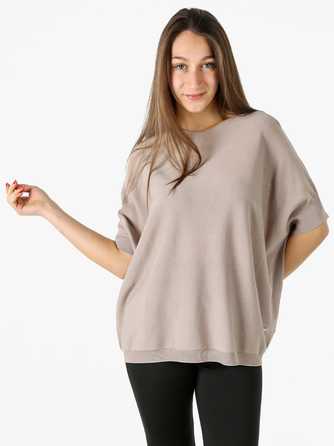 Coveri Moving Maglia donna a maniche corte - fango
