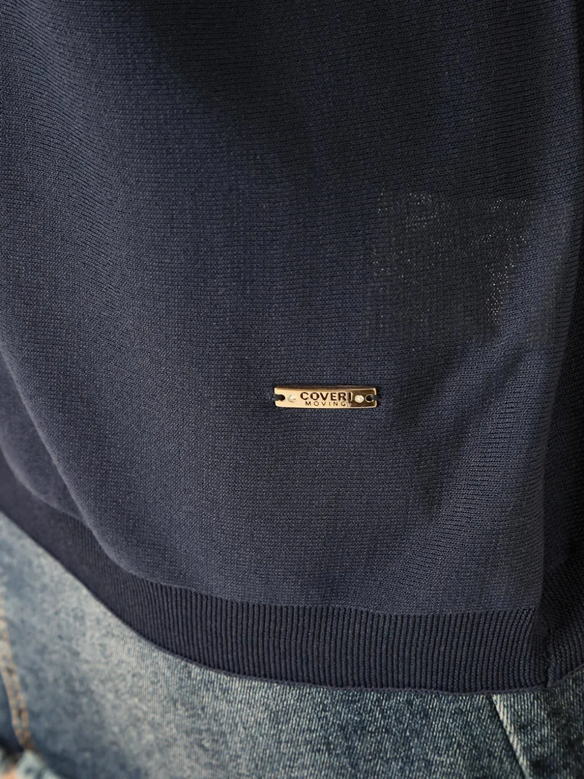 Coveri Moving Maglia donna a maniche corte - blu