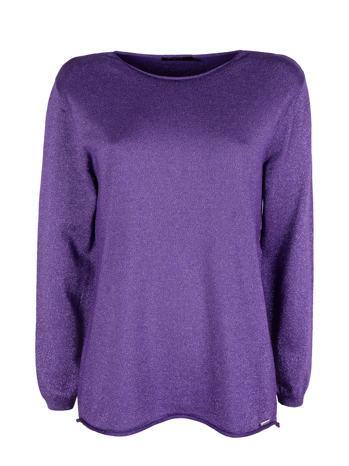 Coveri Moving Maglia donna in lurex con spacchi laterali