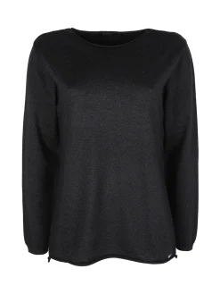 Coveri Moving Maglia donna in lurex con spacchi laterali